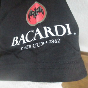 デッドストック 未使用品 BACARDI バカルディ Tシャツ バックプリント Hanes Lサイズ 販促品 ノベルティグッズ 非売品 10の画像3