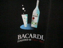 デッドストック 未使用品 BACARDI バカルディ Tシャツ バックプリント Hanes Mサイズ 販促品 ノベルティグッズ 非売品 15_画像3