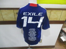 EXILE エグザイル サッカー日本代表 ユニフォーム adidas アディダス 14 Mサイズ_画像2