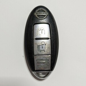 【K1222】動作確認済み　日産 ニッサン ティーダNC11 インテリジェントキー　キーレス リモコン 2ボタン　中古品　BPAOB-22