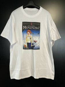 激レア もののけ姫Tシャツ スタジオジブリ 千と千尋の神隠し サイズL アニメTシャツ　風の谷のナウシカ 映画Tシャツ
