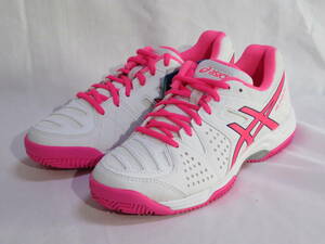 169　アシックス　ASICS GEL PADEL PRO 3 SG　白ピンク22.75