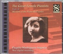 ピアノ・ロールで聴く偉大なる女流ピアニスト Vol.5 ～Ｐ．Ｍ．セゴビア_画像1