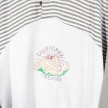 EU VINTAGE EMBROIDERY DESIGN HENRY NECK SWEAT SHIRT MADE IN SPAIN/ヨーロッパ古着刺繍デザインヘンリーネックスウェット_画像3