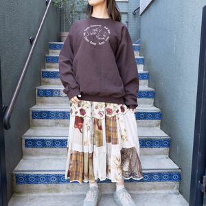 USA VINTAGE three DOGS EMBROIDERY DESIGN SWEAT SHIRT/アメリカ古着3匹のわんこ刺繍デザインスウェット