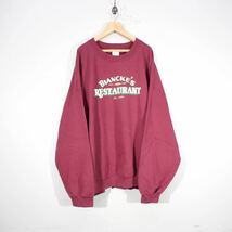 USA VINTAGE PRINT DESIGN OVER SWEAT SHIRT/アメリカ古着プリントデザインオーバースウェット_画像4