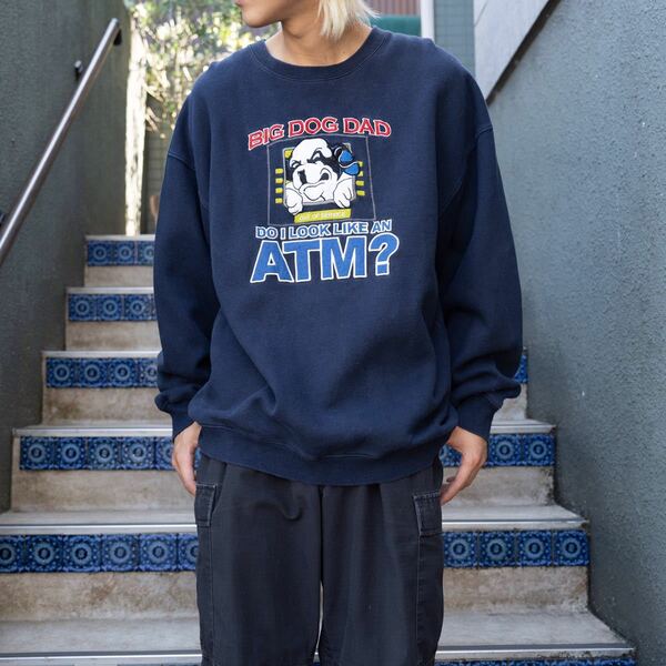 *SPECIAL ITEM* USA VINTAGE BIG DOGS EMBRIDERY DESIGN SWEAT SHIRT/アメリカ古着刺繍デザインスウェット