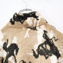 USA VINTAGE OUTBACK TRADING COMPANY COWBOY PATTERNED FLEECE ZIP UP/アメリカ古着カウボーイ柄フリースジップアップ(ジャケット)_画像7