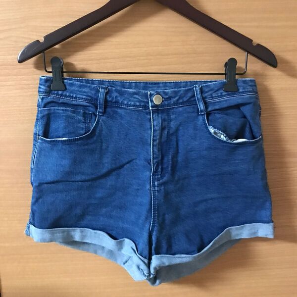 ショートパンツ デニムショートパンツ ショーパン L Forever21 ストレッチ