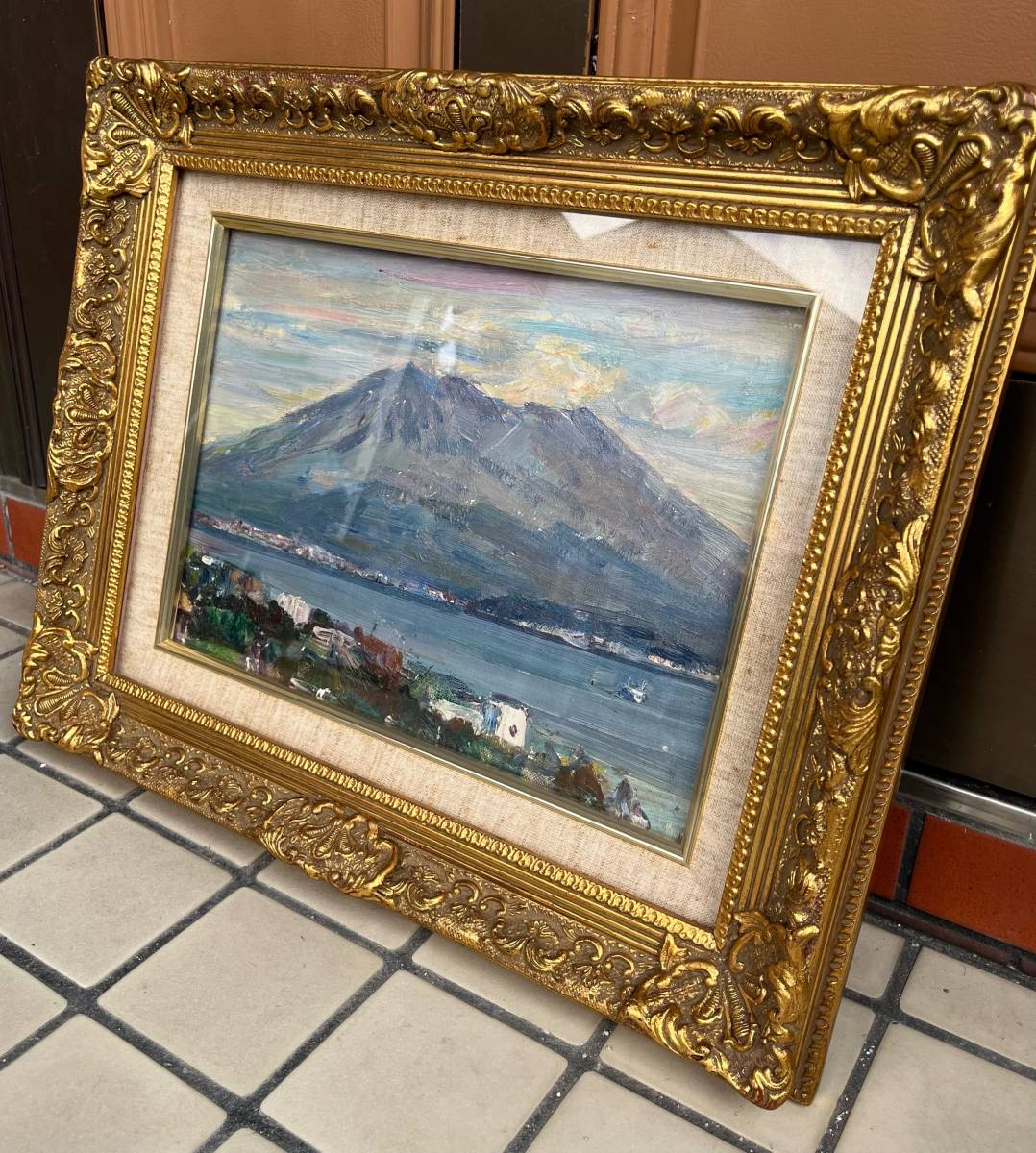 年最新Yahoo!オークション  桜島 絵画油彩の中古品・新品・未