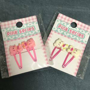  Swarovski attaching hairpin 4 piece set pretty Bear W