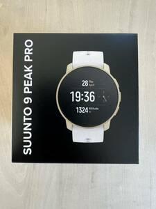 新品 SUUNTO 9 PEAK PRO PEARL GOLD SS050824000 正規品 スント9 ピーク プロ パールゴールド GPSマルチスポーツ