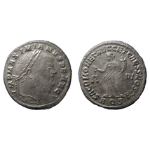 【古代ローマコイン】Maximian（マクシミアヌス）クリーニング済 ブロンズコイン 銅貨 フォリス(d2x63j9UFh)_画像1