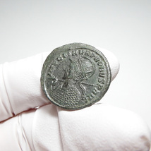 【古代ローマコイン】Probus（プロブス）クリーニング済 ブロンズコイン 銅貨 アントニニアヌス(LmnuRbGiPM)_画像3