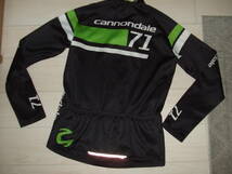 キャノンデールcannondale TEAM71　LGサイズ　ジップアップ長袖ジャケット／ジャージ　中古良品_画像6