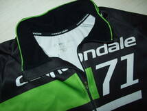 キャノンデールcannondale TEAM71　LGサイズ　ジップアップ長袖ジャケット／ジャージ　中古良品_画像2