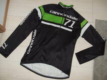 キャノンデールcannondale TEAM71　LGサイズ　ジップアップ長袖ジャケット／ジャージ　中古良品_画像1