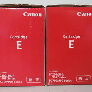 A42-4 未開封 キヤノン 純正 コピー カートリッジ E ブラック 2個 1492A001 CRG-EBLK Canon コピアカートリッジの画像5