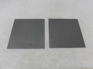 鉄板　スチール板　板厚4.5mm　343mm x 348mm 2枚 切板　切材　溶接材
