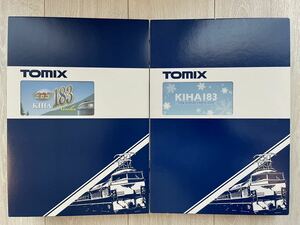 TOMIX【限定品・新品未走行】97919.JRキハ183系 特急DIESEL CAR(ニセコ) 3両Set／92988.JRキハ183系特急DIESEL CAR(旭山動物園号)5両Set