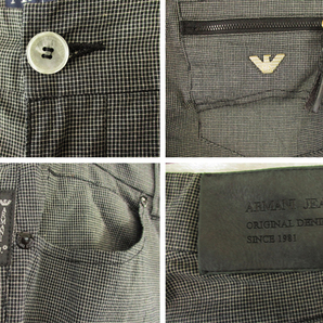 ARMANI JEANS●アルマーニジーンズ＜チェックパンツ＞●MP1168yの画像6