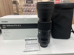 上10009 SIGMA 150-600mm F5-6.3 NIKON DG OS HSM Contemporary シグマ ニコン 望遠ズームレンズ 