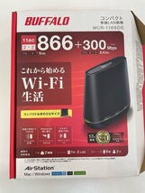 上9894　BUFFALO　コンパクト 無線LAN親機 WCR-1166 DS　Wi-Fi_画像1