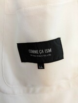 テーラードジャケット メンズ COMME CA ISM LLサイズ 白 ホワイト_画像2