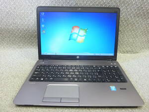 Windows XP,7,10,11 OS選択可 HP ProBook 450 G1 ★ Core i3 4000M 2.40GHz/メモリ4GB/320GB/Sマルチ/無線/HD4600/HDMI/リカバリ作成/2143