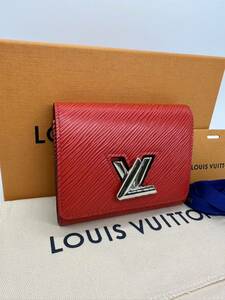 LOUIS VUITTON ルイヴィトン エピ ポルト フォイユ ツイストコンパクト M64413 折りたたみ 三つ折り 財布 未使用品メンズレディース レッド