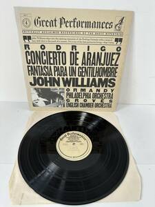 （視聴不可時、着払 返金保証）レコードLP Rodrigo John Williams Concierto De Aranjuez Fantasa Para Un Gentilhombre