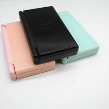 動作品 バッテリー充電可 NINTENDO ニンテンドー DS LITE 3個セット ピンク ブラック ブルー 任天堂 本体+タッチペン+GBAカバー/B9_画像10