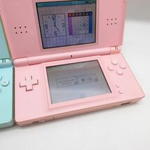 動作品 バッテリー充電可 NINTENDO ニンテンドー DS LITE 3個セット ピンク ブラック ブルー 任天堂 本体+タッチペン+GBAカバー/B9_画像4