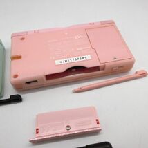 動作品 バッテリー充電可 NINTENDO ニンテンドー DS LITE 3個セット ピンク ブラック ブルー 任天堂 本体+タッチペン+GBAカバー/B9_画像7