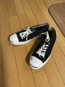 CONVERSE(コンパクト)JACK PURCELL ブラックスニーカー