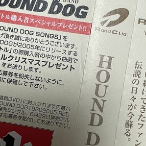 HOUND DOG - SONGS / YRCN10077の画像4