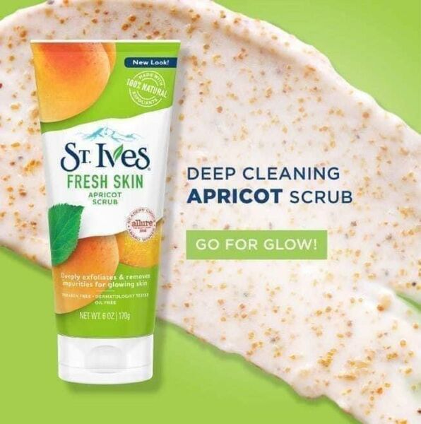 St Ives Fresh Skin Apricot face Scrub 170g 