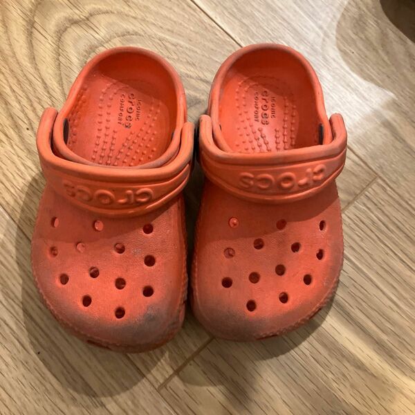 crocs クロックス　c5 オレンジ