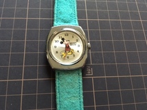 希少 レア ヴィンテージ BRADLEY ブラッドリー社製 17石 DISNEY ミッキーマウス SWISS 手巻き 腕時計_画像1
