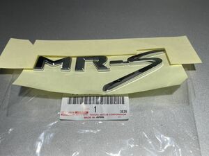 ■■■ 即決 新品未使用 トヨタ純正 MR-S ZZW30 リアバンパーエンブレム ステッカー 13ｃｍX5cm