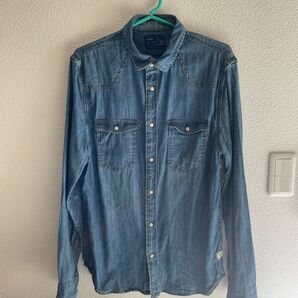 ザラ　ZARA デニムシャツ　レギュラーフィット