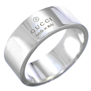 グッチ トレードマーク ロゴ リング 指輪 163179 スターリングシルバー 925 #21 アクセサリー GUCCI