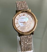 ★稼動品★Swarovski スワロフスキー★Piazza Lady Mesh Rose Gold Tone★Special Edition★クオーツ★レディース腕時計★箱付属★_画像8