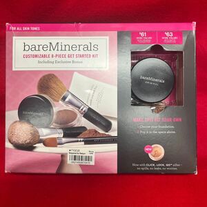 ☆未使用品☆ bareMinerals ベアミネラル 8-PIECE スターターキット ミネラルファンデーション フェイスブラシ 等 化粧品 洗髪料 (10265E