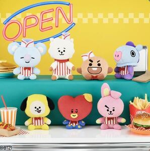 *一番くじ*BT21 Diner*ぬいぐるみ*TATA*COOKY*RJ*CHIMMY*SHOOKY*MANG*KOYA*BTS*LINE FRIENDS*BANDAI*ダイナー*テテ*グク*ジミン*ジン