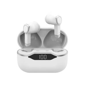  wireless earphone Bluetooth5.3 AAC earphone auto pairing one-side ear light weight green house white GH-TWSV-WH/4821/ free shipping 