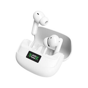 ワイヤレスイヤホン Bluetooth5.3 ヘッドセット ブルートゥース イヤフォン 片耳 軽量 グリーンハウス ホワイト GH-TWSW-WH/4845/送料無料