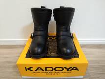 KADOYA カドヤ BLACK ANKLE ブラック アンクル レザー 革 ブーツ 商品番号 4313-0-200-054 新品 未使用 サイズ 27cm 出品No2_画像1