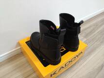 KADOYA カドヤ EG BLACK イージーブラック レザー 革 ブーツ 商品番号4327-0-200-054 サイズ27cm 新品 未使用 送料無料_画像5