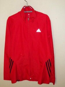 z2709adidas* Adidas * Logo print * thin nylon Zip jacket * running * size L* postage cheap 